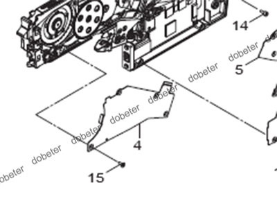 KMV-MC13L-00 COVER FEED GEAR
