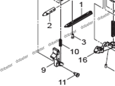 KMV-MC147-00 SPRING TAPE GUIDE F
