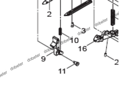 KMV-MC14E-00 SHAFT LEVER
