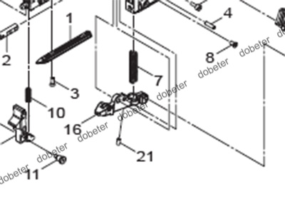 KMV-MC18H-00 CLAMP LEVER ASSY
