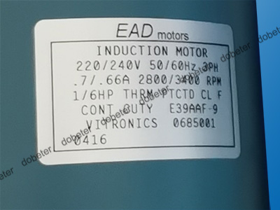 E39AAF-9 Induction motor